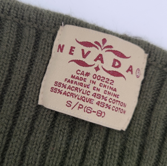 Retro Rib Knit Wrap Deep V-neck Cold Wrist Sweater - Picture 7 of 11